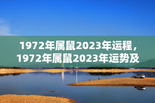 1972年属鼠2023年运程，1972年属鼠2023年运势及运程