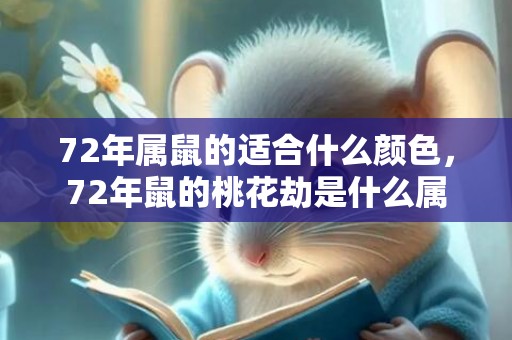 72年属鼠的适合什么颜色，72年鼠的桃花劫是什么属