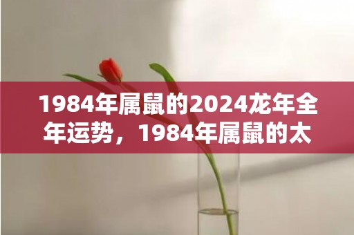 1984年属鼠的2024龙年全年运势，1984年属鼠的太岁是谁