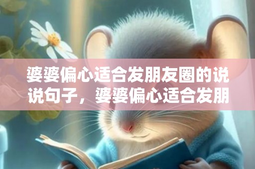 婆婆偏心适合发朋友圈的说说句子，婆婆偏心适合发朋友圈的说说？用一句话暗示婆婆偏心