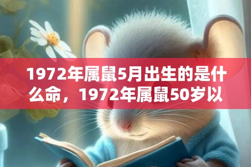 1972年属鼠5月出生的是什么命，1972年属鼠50岁以后一生命运