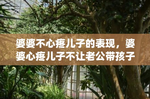 婆婆不心疼儿子的表现，婆婆心疼儿子不让老公带孩子(好心疼跟婆婆一起带孩子的人)