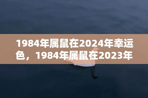 1984年属鼠在2024年幸运色，1984年属鼠在2023年事业贵人