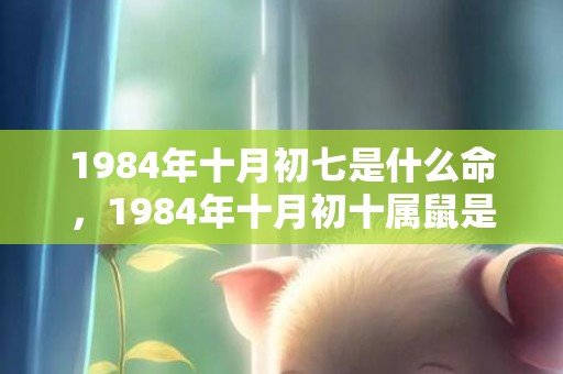 1984年十月初七是什么命，1984年十月初十属鼠是什么命