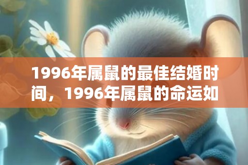1996年属鼠的最佳结婚时间，1996年属鼠的命运如何