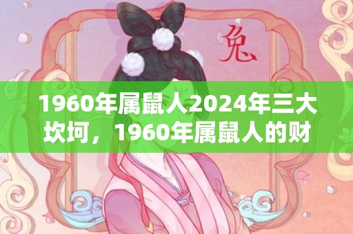 1960年属鼠人2024年三大坎坷，1960年属鼠人的财运