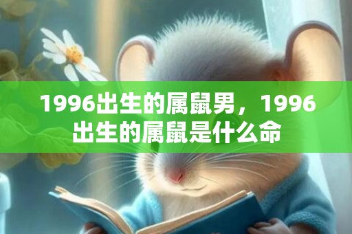 1996出生的属鼠男，1996出生的属鼠是什么命