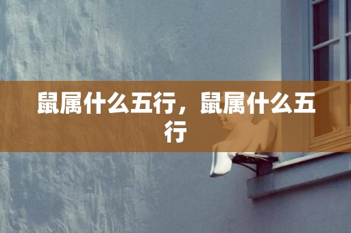 鼠属什么五行，鼠属什么五行