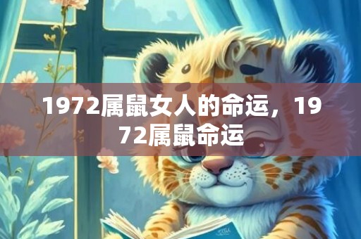 1972属鼠女人的命运，1972属鼠命运