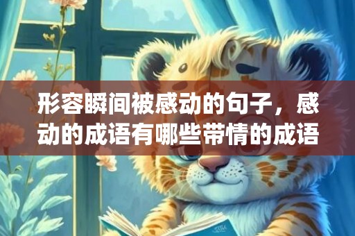 形容瞬间被感动的句子，感动的成语有哪些带情的成语(带情的成语有什么)