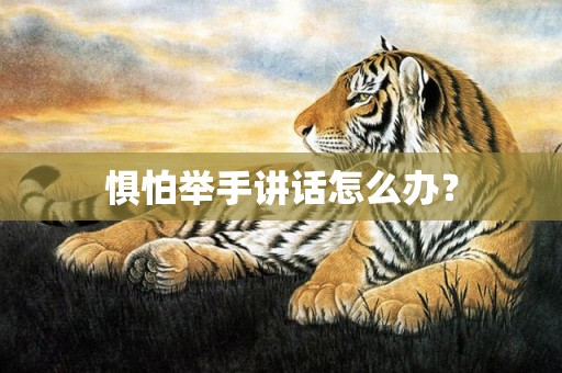 惧怕举手讲话怎么办？