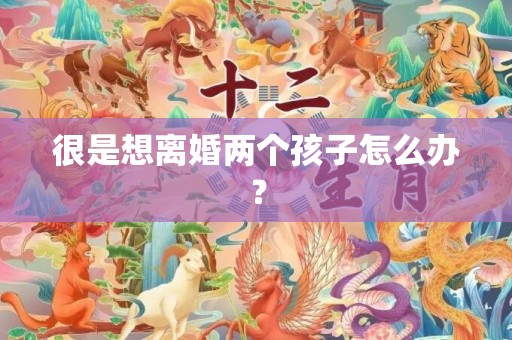 很是想离婚两个孩子怎么办？