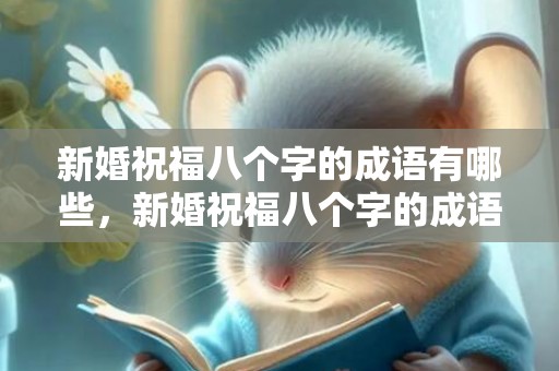 新婚祝福八个字的成语有哪些，新婚祝福八个字的成语大全集 三个字的成语大全