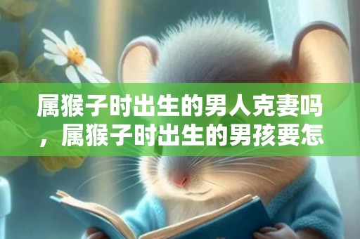 属猴子时出生的男人克妻吗，属猴子时出生的男孩要怎样取名字，宜用哪些字