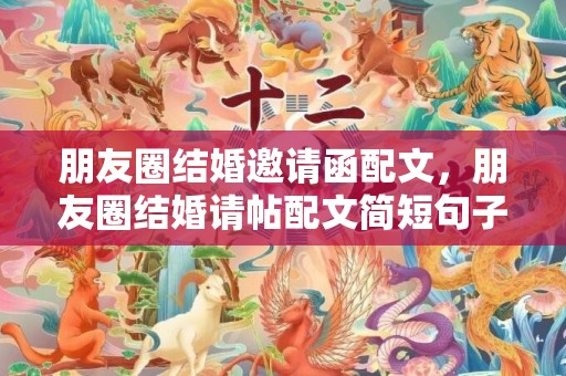 朋友圈结婚邀请函配文，朋友圈结婚请帖配文简短句子？朋友圈请柬怎么写