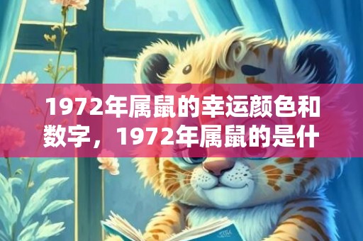 1972年属鼠的幸运颜色和数字，1972年属鼠的是什么水命