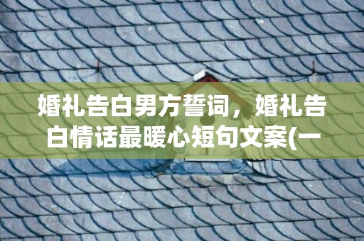 婚礼告白男方誓词，婚礼告白情话最暖心短句文案(一段简短而深情的婚礼告白)