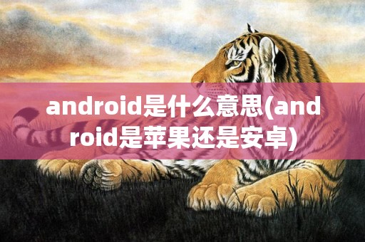 android是什么意思(android是苹果还是安卓)