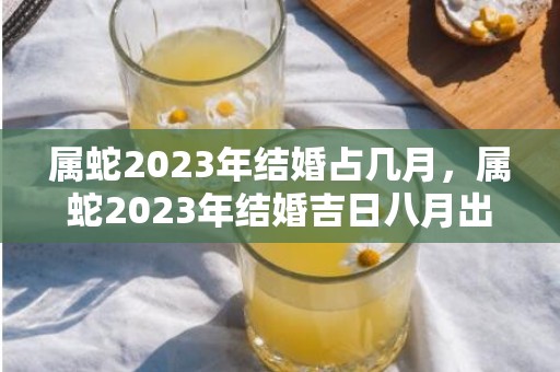 属蛇2023年结婚占几月，属蛇2023年结婚吉日八月出生？属蛇的几日出生最好命