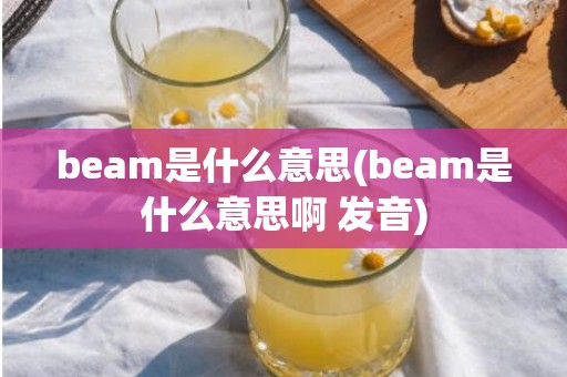 beam是什么意思(beam是什么意思啊 发音)