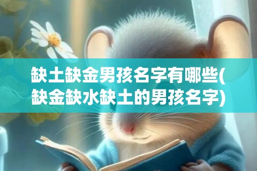 缺土缺金男孩名字有哪些(缺金缺水缺土的男孩名字)(缺土缺金取名最旺男孩名字)