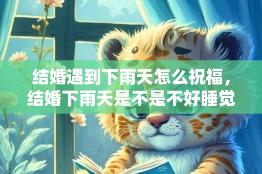 结婚遇到下雨天怎么祝福，结婚下雨天是不是不好睡觉呀 下雨天结婚有什么好的寓意
