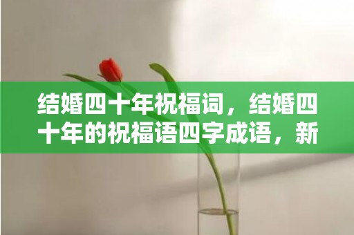 结婚四十年祝福词，结婚四十年的祝福语四字成语，新婚的祝福语四字词
