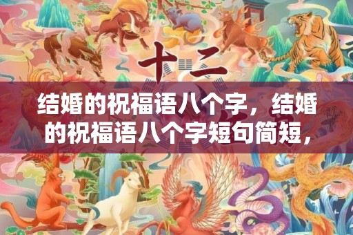 结婚的祝福语八个字，结婚的祝福语八个字短句简短，结婚祝福语大全简短8个字