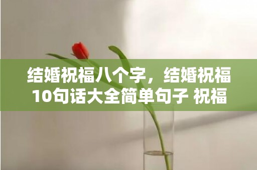 结婚祝福八个字，结婚祝福10句话大全简单句子 祝福结婚简短句子
