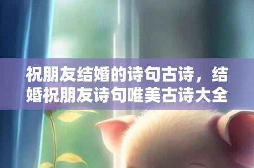 祝朋友结婚的诗句古诗，结婚祝朋友诗句唯美古诗大全？祝贺生日的古诗词唯美