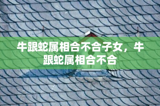 牛跟蛇属相合不合子女，牛跟蛇属相合不合