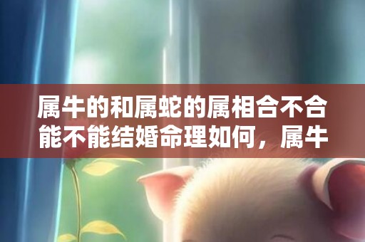 属牛的和属蛇的属相合不合能不能结婚命理如何，属牛的和属蛇的属相合不合