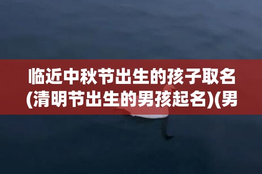 临近中秋节出生的孩子取名(清明节出生的男孩起名)(男孩中秋节出生的好不好)