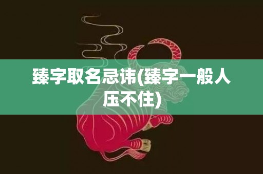 臻字取名忌讳(臻字一般人压不住)