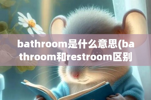 bathroom是什么意思(bathroom和restroom区别)