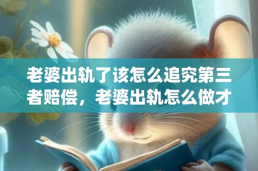 老婆出轨了该怎么追究第三者赔偿，老婆出轨怎么做才能让她收心(怎么样才能让男朋友收心)