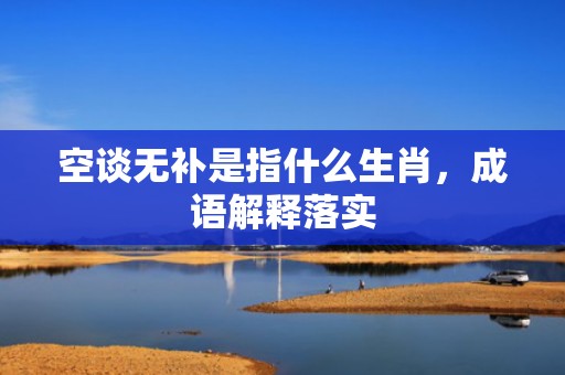 空谈无补是指什么生肖，成语解释落实