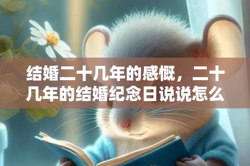结婚二十几年的感慨，二十几年的结婚纪念日说说怎么写，结婚纪念日短语八个字