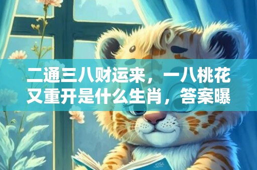 二通三八财运来，一八桃花又重开是什么生肖，答案曝光落实