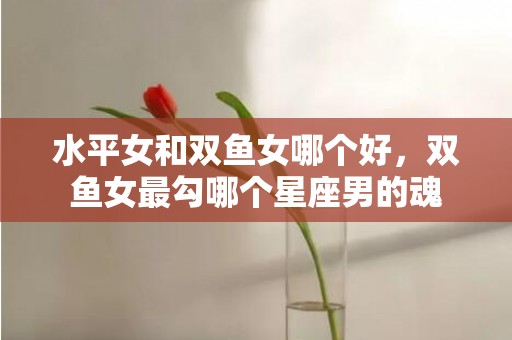 水平女和双鱼女哪个好，双鱼女最勾哪个星座男的魂