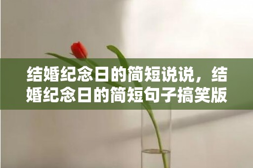 结婚纪念日的简短说说，结婚纪念日的简短句子搞笑版 结婚纪念日短语八个字