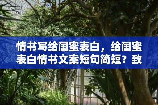情书写给闺蜜表白，给闺蜜表白情书文案短句简短？致闺蜜的简短情书