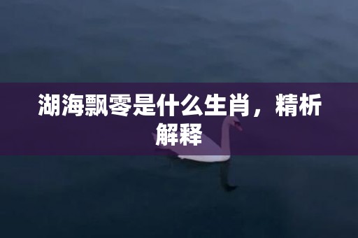 湖海飘零是什么生肖，精析解释