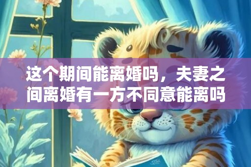 这个期间能离婚吗，夫妻之间离婚有一方不同意能离吗？男女双方有一方不同意离婚能离吗