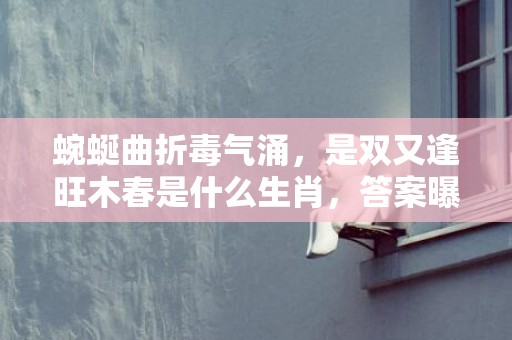 蜿蜒曲折毒气涌，是双又逢旺木春是什么生肖，答案曝光落实