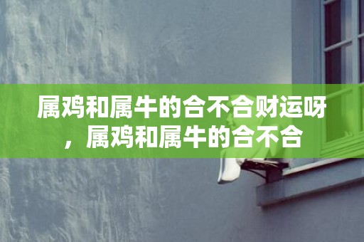属鸡和属牛的合不合财运呀，属鸡和属牛的合不合