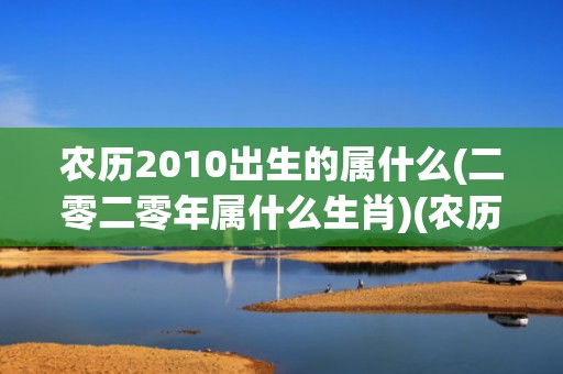 农历2010出生的属什么(二零二零年属什么生肖)(农历哪天出生很聪明)