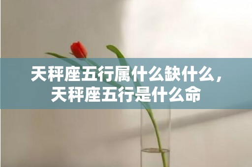 天秤座五行属什么缺什么，天秤座五行是什么命