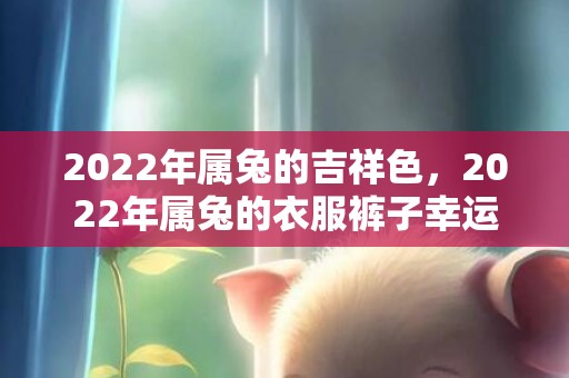 2022年属兔的吉祥色，2022年属兔的衣服裤子幸运色是啥