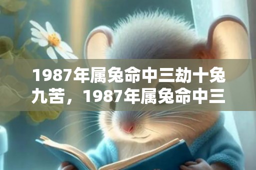 1987年属兔命中三劫十兔九苦，1987年属兔命中三劫